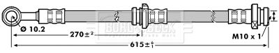 BORG & BECK Bremžu šļūtene BBH7146